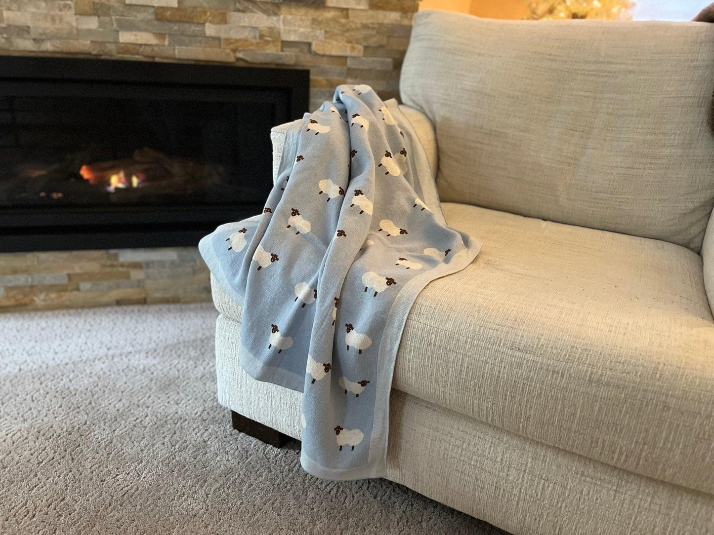 Sheep Baby Blanket