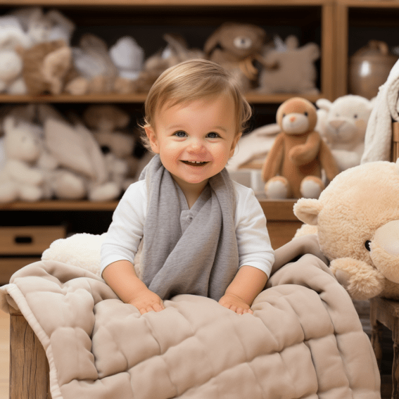Minky Baby Blanket - Bear & Blanket